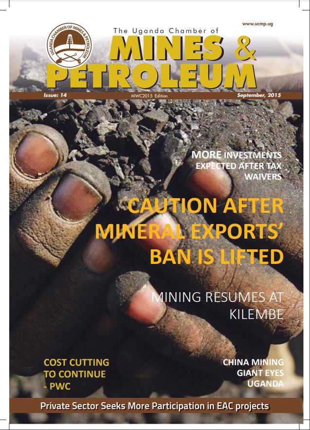ISSUE 14: CAUTION AFTER MINERAL EXPORTS BAN IS LIFTED